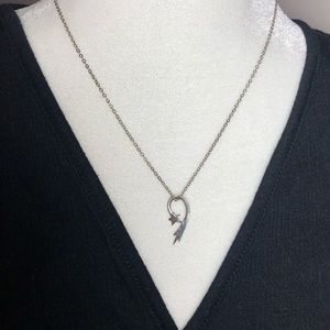 Silver Shooting Star Necklace